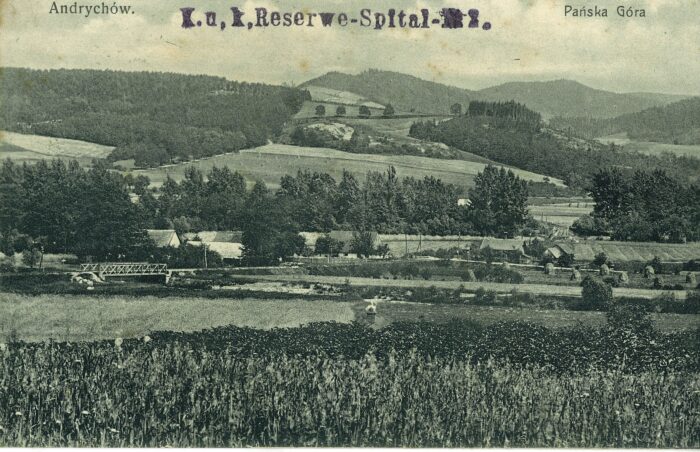 Pańska Góra Andrychów pocztówka