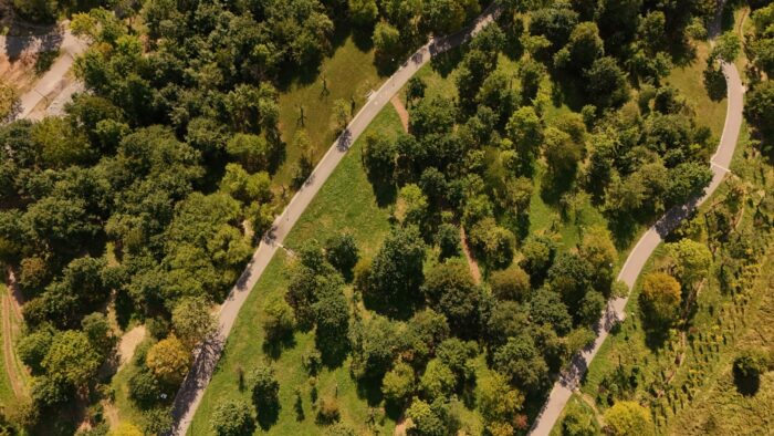 Park miejski Andrychów - panorama