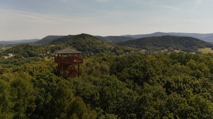 Park miejski Andrychów - panorama